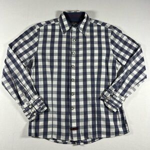 Fender Custom Shop By Rock & Roll Religion Button Down Plaid Men Size Medium